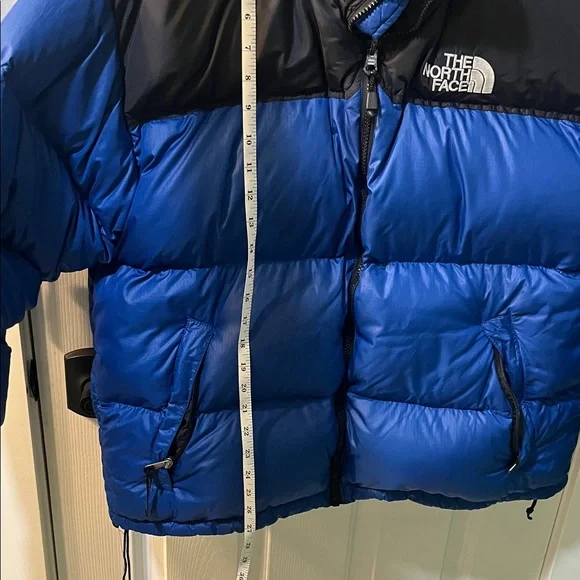 The North Face Black and Blue Down Jacket - Picture 5 of 10